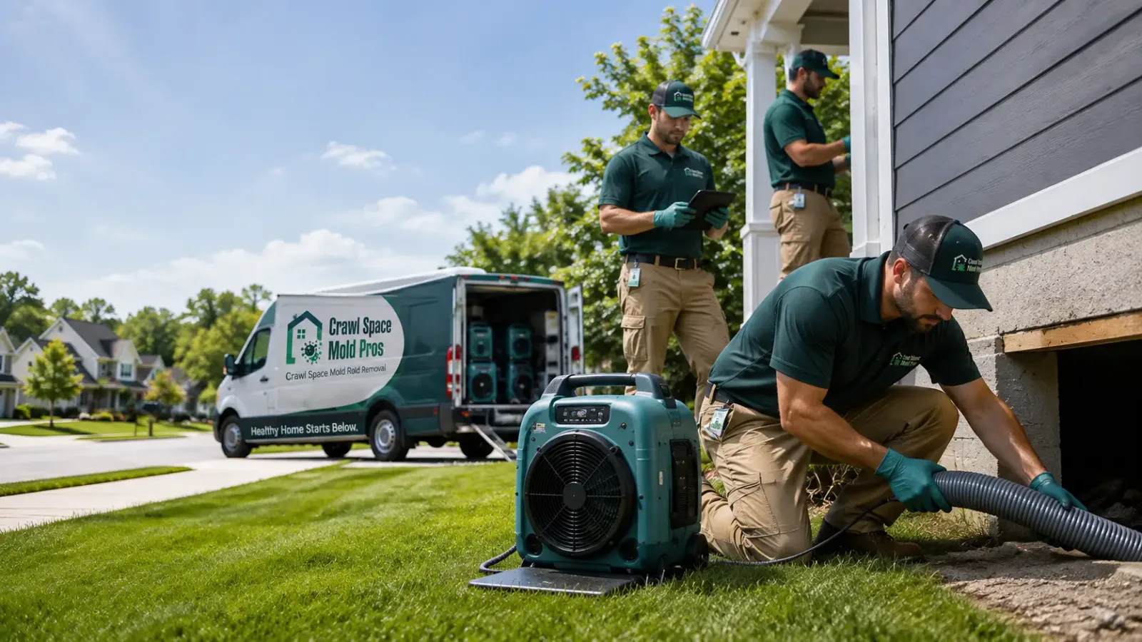 Crawl Space Mold Removal in Wilburton, PA